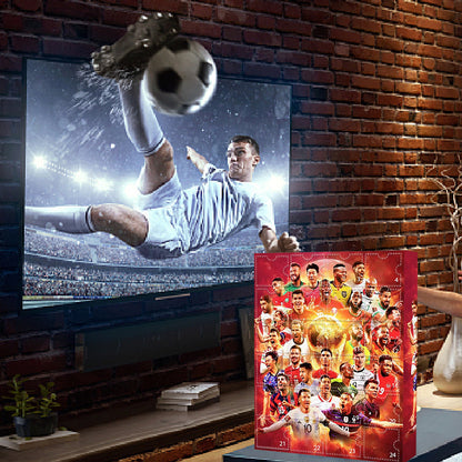 Goalvent – Fußball-Adventskalender mit 24 nummerierten Türchen und Figuren