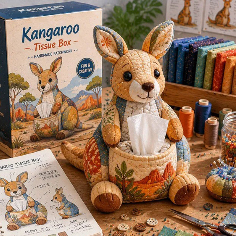 Pawstitch – Bastelset für Taschentuchboxen mit Tiermotiven