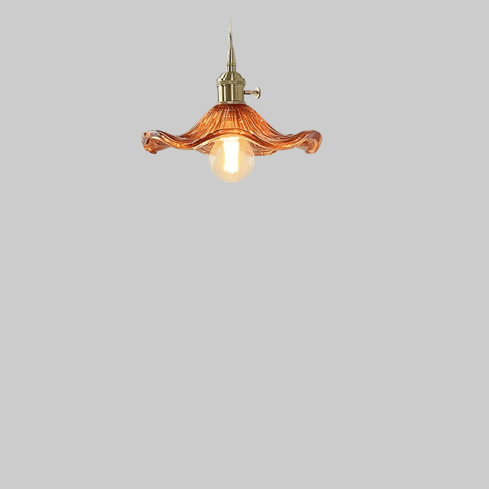 Stilvolle Hibiskusblütenlampe