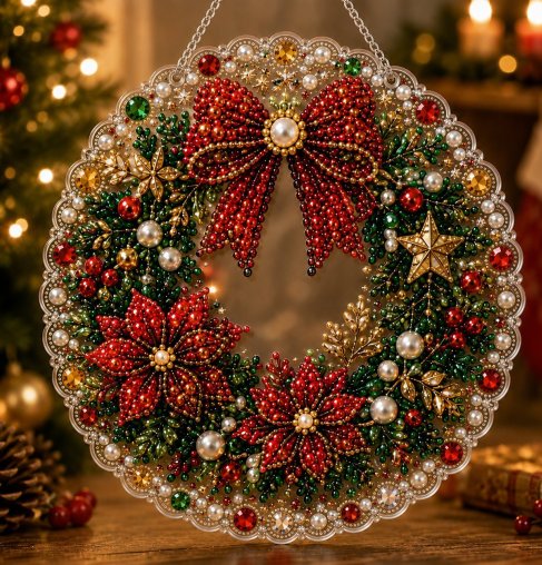 Ornacraft – Bastelset für Weihnachtsanhänger mit doppelseitigem Design
