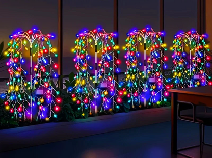 Sunburst – Solar LED Feuerwerk Gartenleuchte mit mehreren Lichtstrahlen