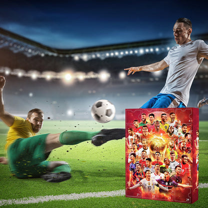 Goalvent – Fußball-Adventskalender mit 24 nummerierten Türchen und Figuren