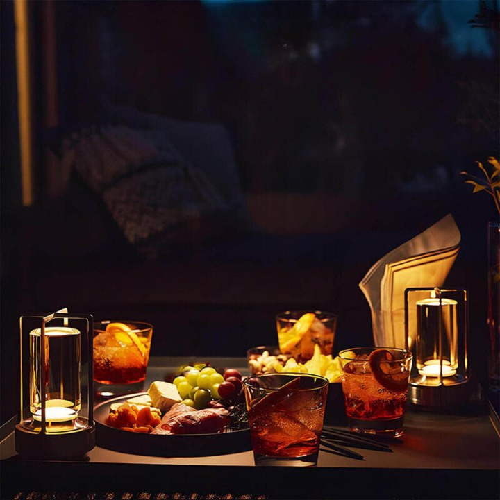 Moderne kabellose Tischlampe für stilvolle Beleuchtung und flexible Platzierung