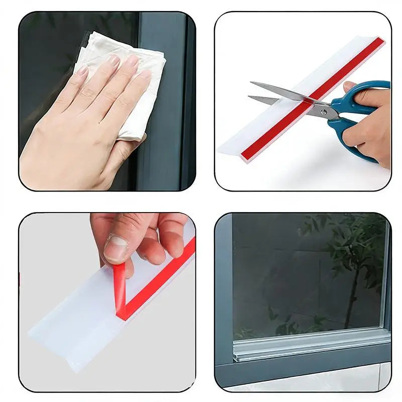 Draftstop – Flexible Fensterdichtung für Schiebefenster und Spalten
