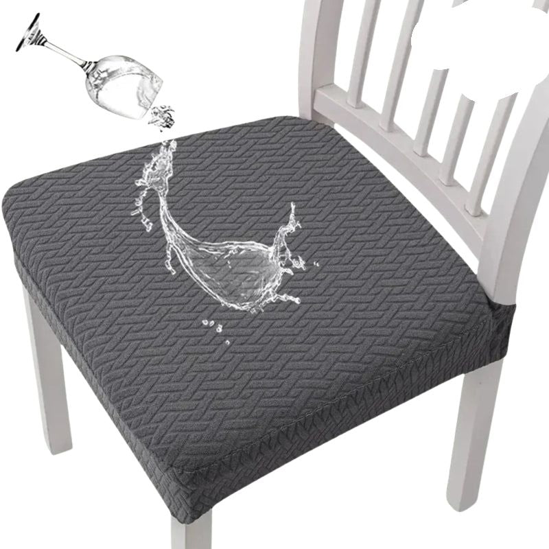 Chairvanta – Elastische Jacquard-Stuhlhusse mit wasserabweisender Schicht