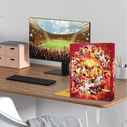 Goalvent – Fußball-Adventskalender mit 24 nummerierten Türchen und Figuren
