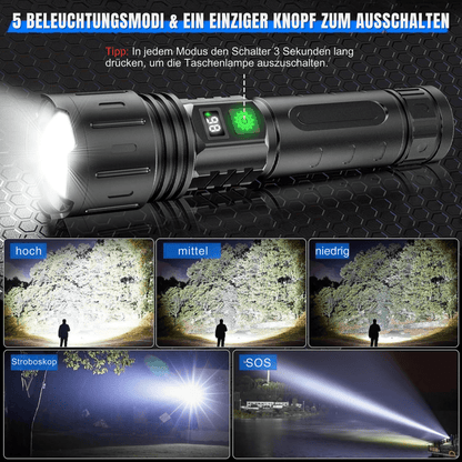 ULTRABEAM - LED-Taschenlampe für Alltag und Outdoor