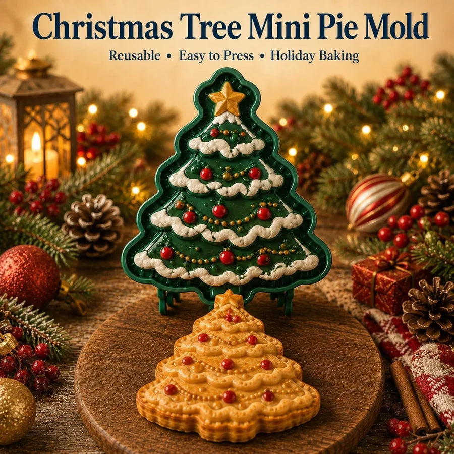 Moldcraft – Wiederverwendbare Mini-Kuchenform mit klassischen Weihnachtsmotiven
