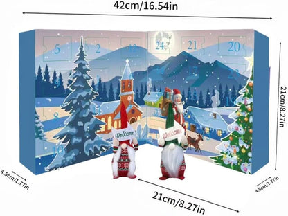 Gnomivaro – Adventskalender mit 24 Plüsch-Wichtelfiguren zum Sammeln