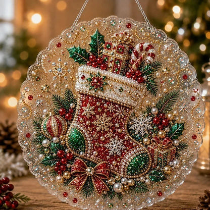 Ornacraft – Bastelset für Weihnachtsanhänger mit doppelseitigem Design