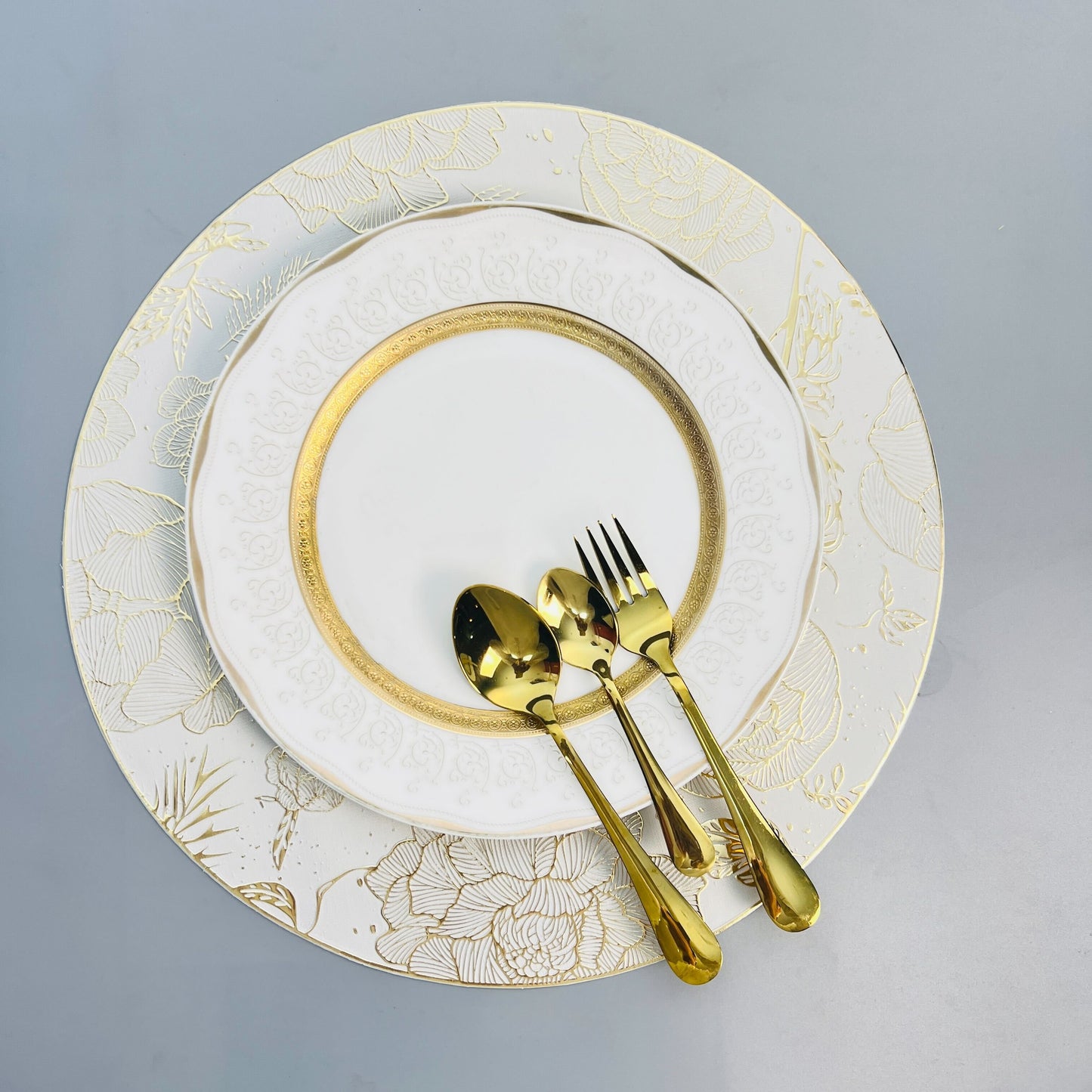 Abwaschbare Tischsets Gold - Gemütlich & Stilvoll