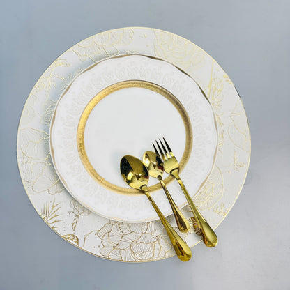 Abwaschbare Tischsets Gold - Gemütlich & Stilvoll