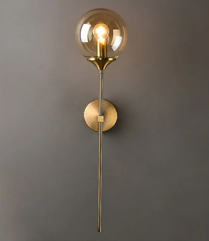LumoNord LED-Glaskugel-Wandleuchte