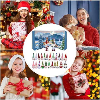 Gnomivaro – Adventskalender mit 24 Plüsch-Wichtelfiguren zum Sammeln