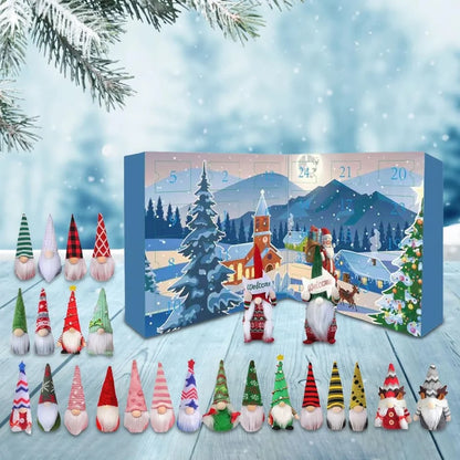 Gnomivaro – Adventskalender mit 24 Plüsch-Wichtelfiguren zum Sammeln