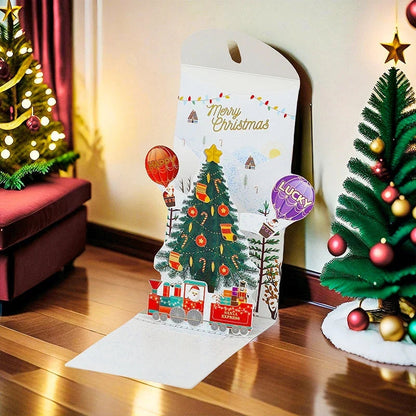 Cardora – 3D-Weihnachtskarte mit aufklappbarer Papiergestaltung