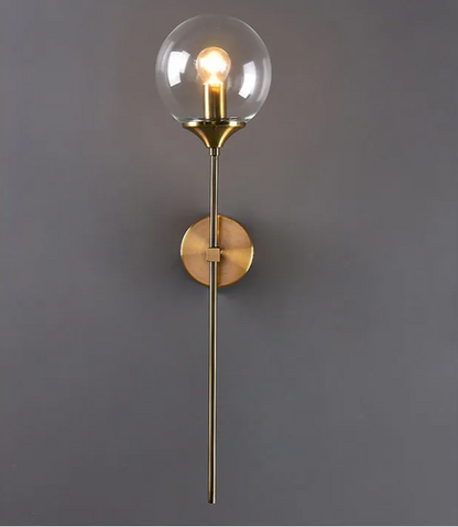 LumoNord LED-Glaskugel-Wandleuchte