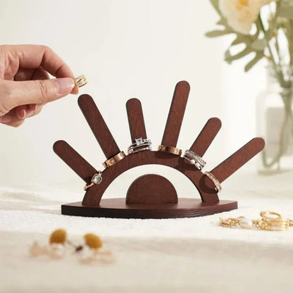 Ringora – Schmuckregal mit 6 Ringsäulen für mehrere Ringe