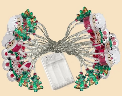 Festora – LED-Weihnachtslichterkette mit Motiven und LED-Beleuchtung