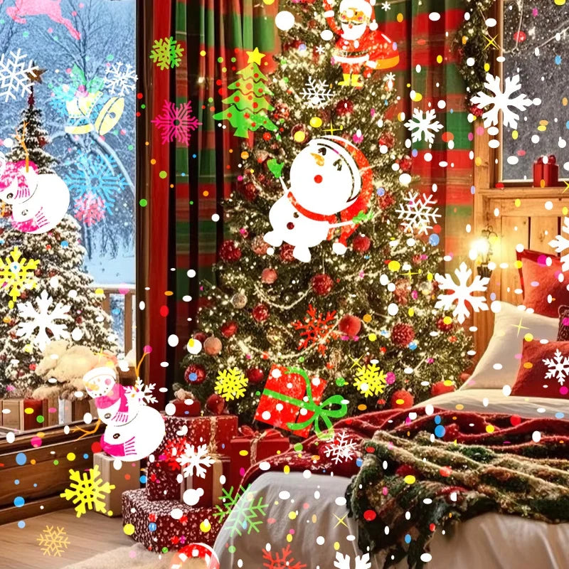 Snowtwirl – Weihnachtsprojektor mit rotierenden saisonalen Lichteffekten