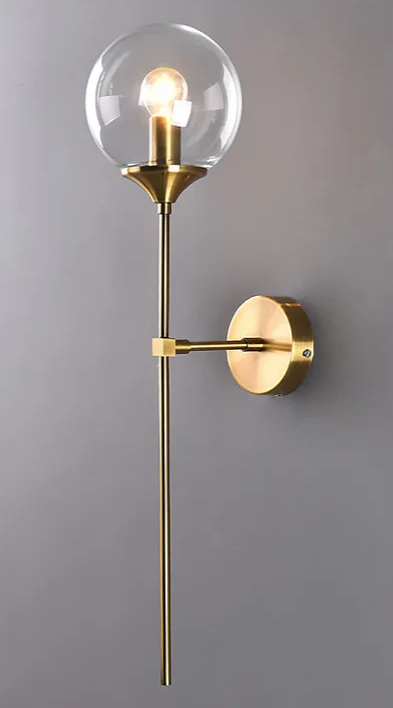 LumoNord LED-Glaskugel-Wandleuchte