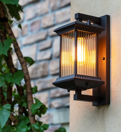 TerraGuard Classic – Wasserdichte Außenwandleuchte aus Metall