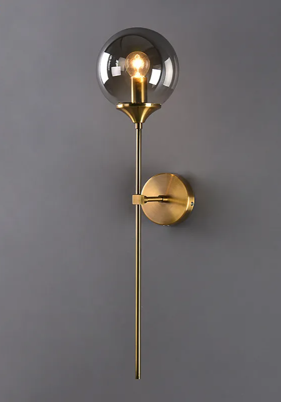 LumoNord LED-Glaskugel-Wandleuchte
