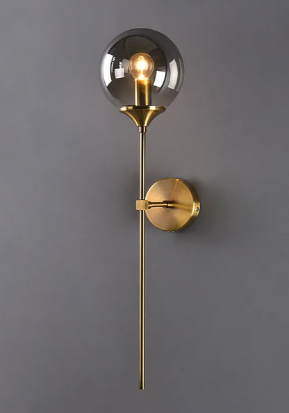 LumoNord LED-Glaskugel-Wandleuchte