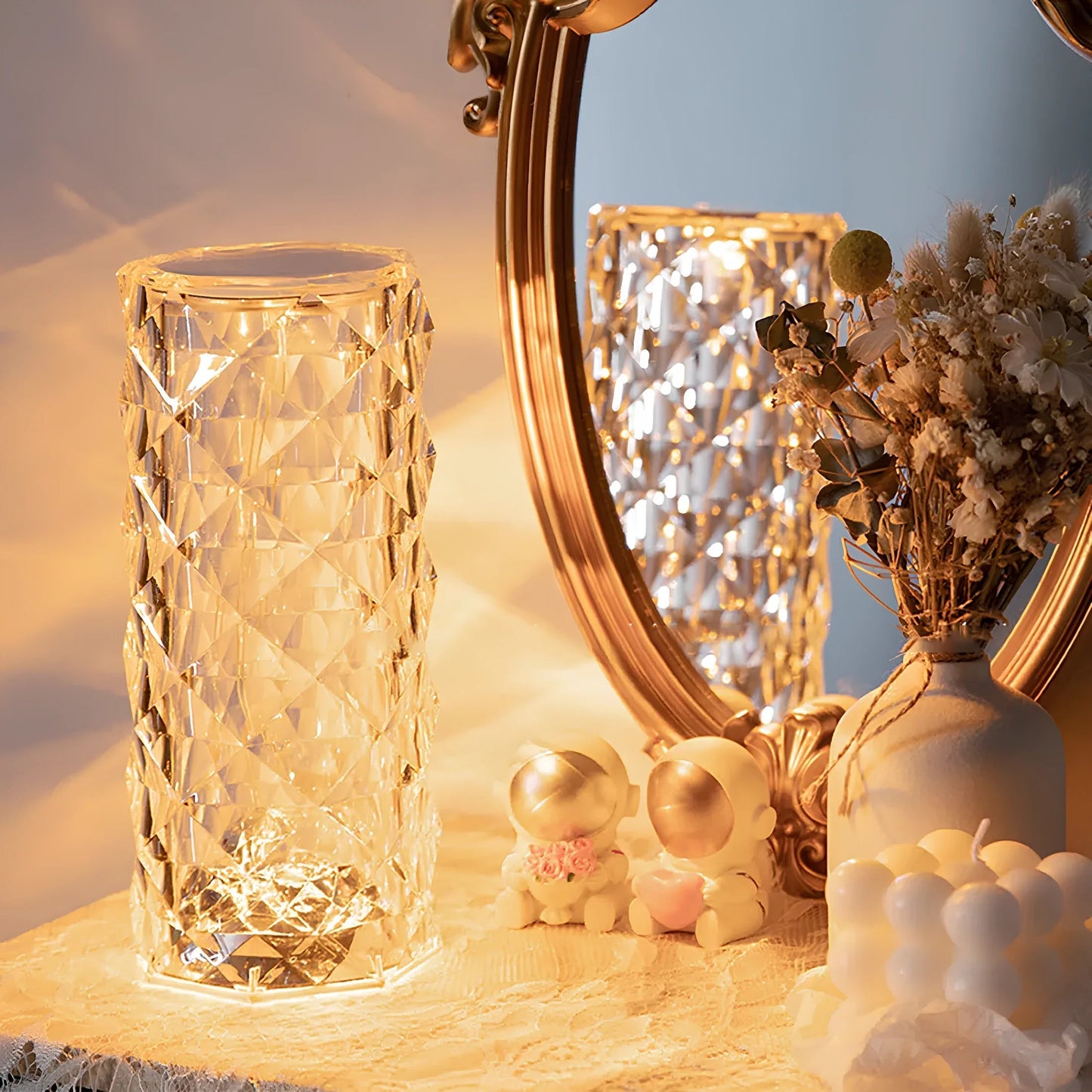 Acryl Tischlampe Mit Berührungssensor - Japanische Eleganz