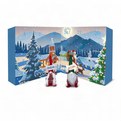 Gnomivaro – Adventskalender mit 24 Plüsch-Wichtelfiguren zum Sammeln
