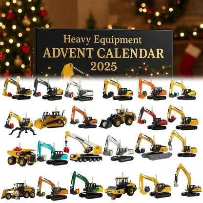 Buildnaro – Adventskalender mit 24 Überraschungsfächern im Baufahrzeugdesign
