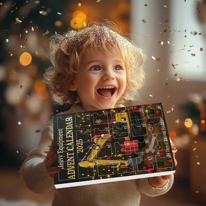 Buildnaro – Adventskalender mit 24 Überraschungsfächern im Baufahrzeugdesign