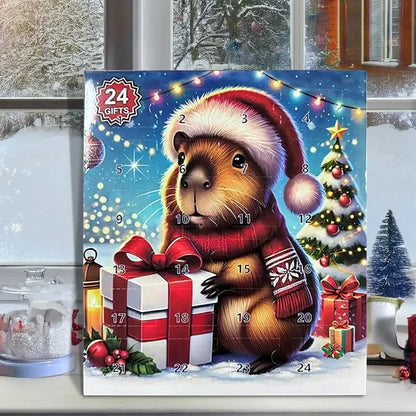 Cappivaro – 24-Tage-Adventskalender mit Capybara-Figuren und Zubehör