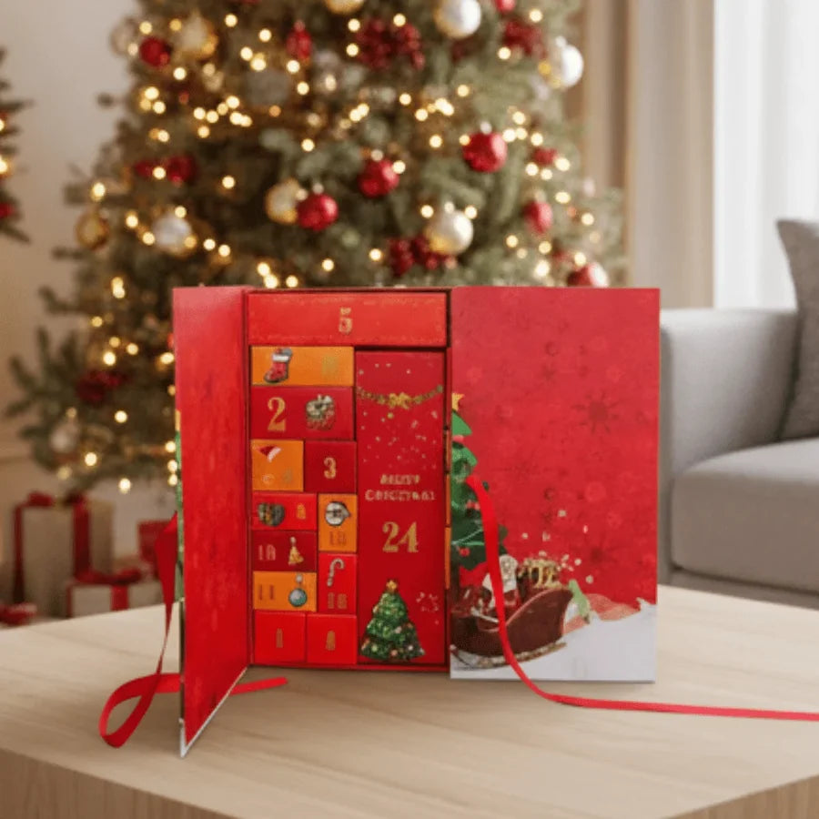 Noelvanta – Weihnachts-Adventskalender mit 24 separaten Fächern