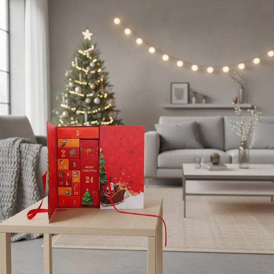 Noelvanta – Weihnachts-Adventskalender mit 24 separaten Fächern