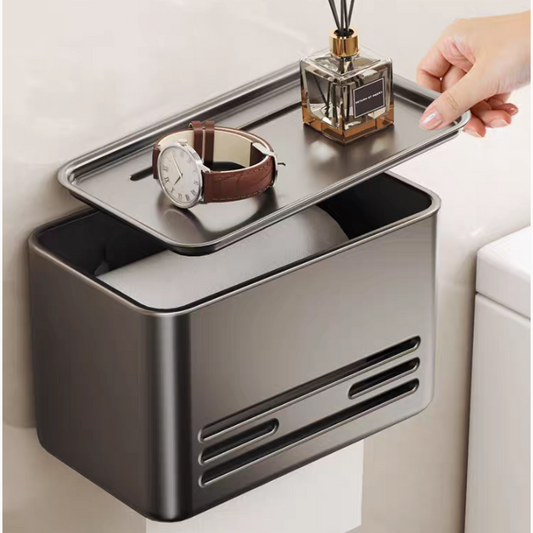 Aluminium Toilettenpapierspender - Stilvolles Bad-Design