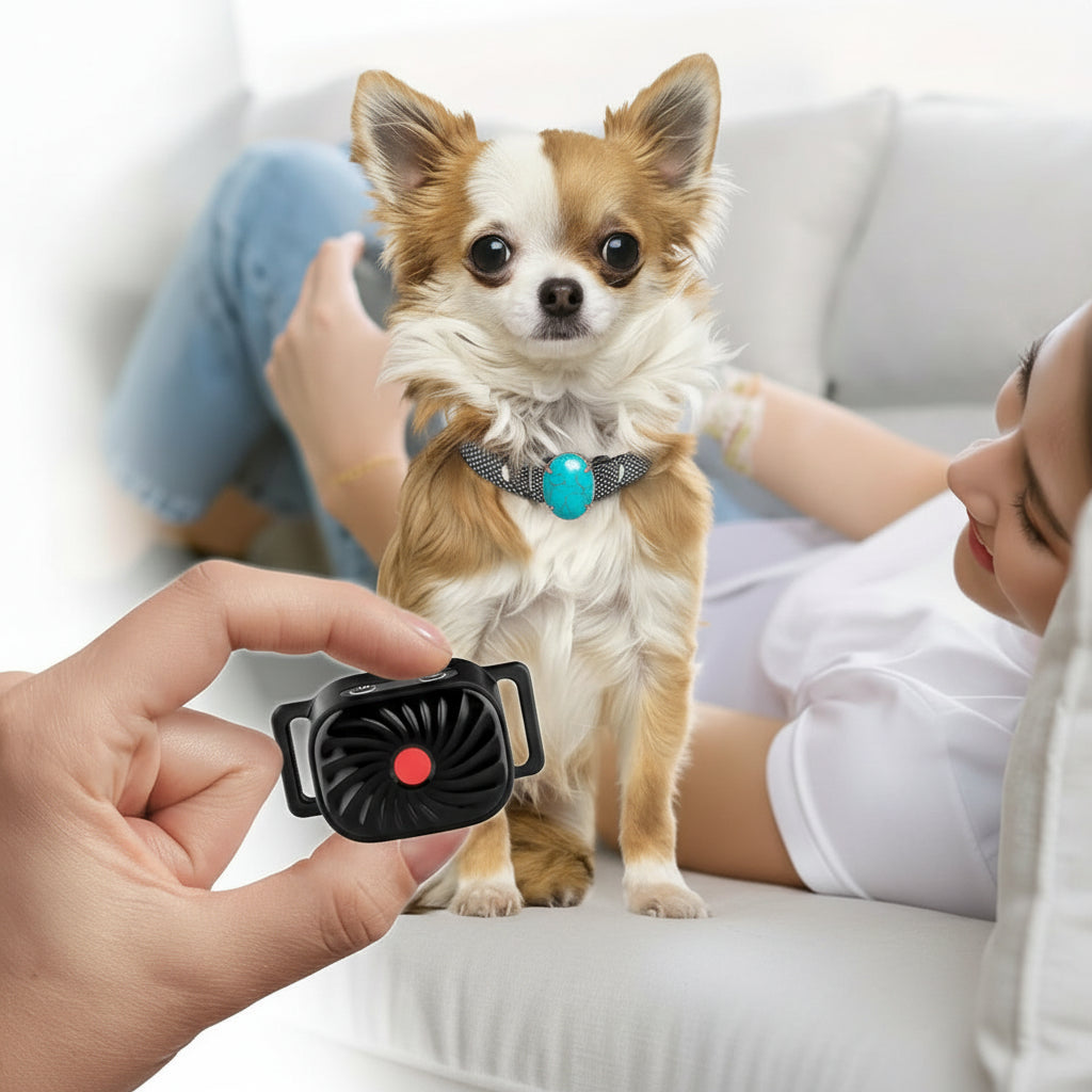 BARKCALM MINI – Sanftes Antibellhalsband mit Ton & Vibration für kleine Hunde