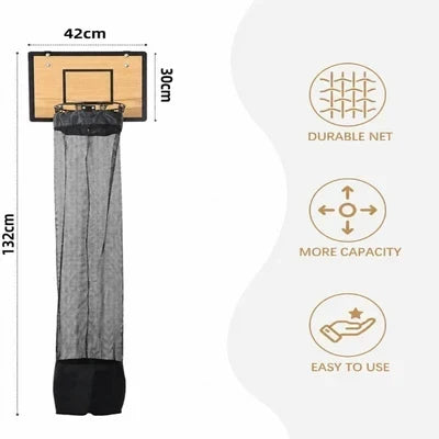 Hoopnexa – Hängeorganizer im Basketball-Design mit integriertem Netzbeutel