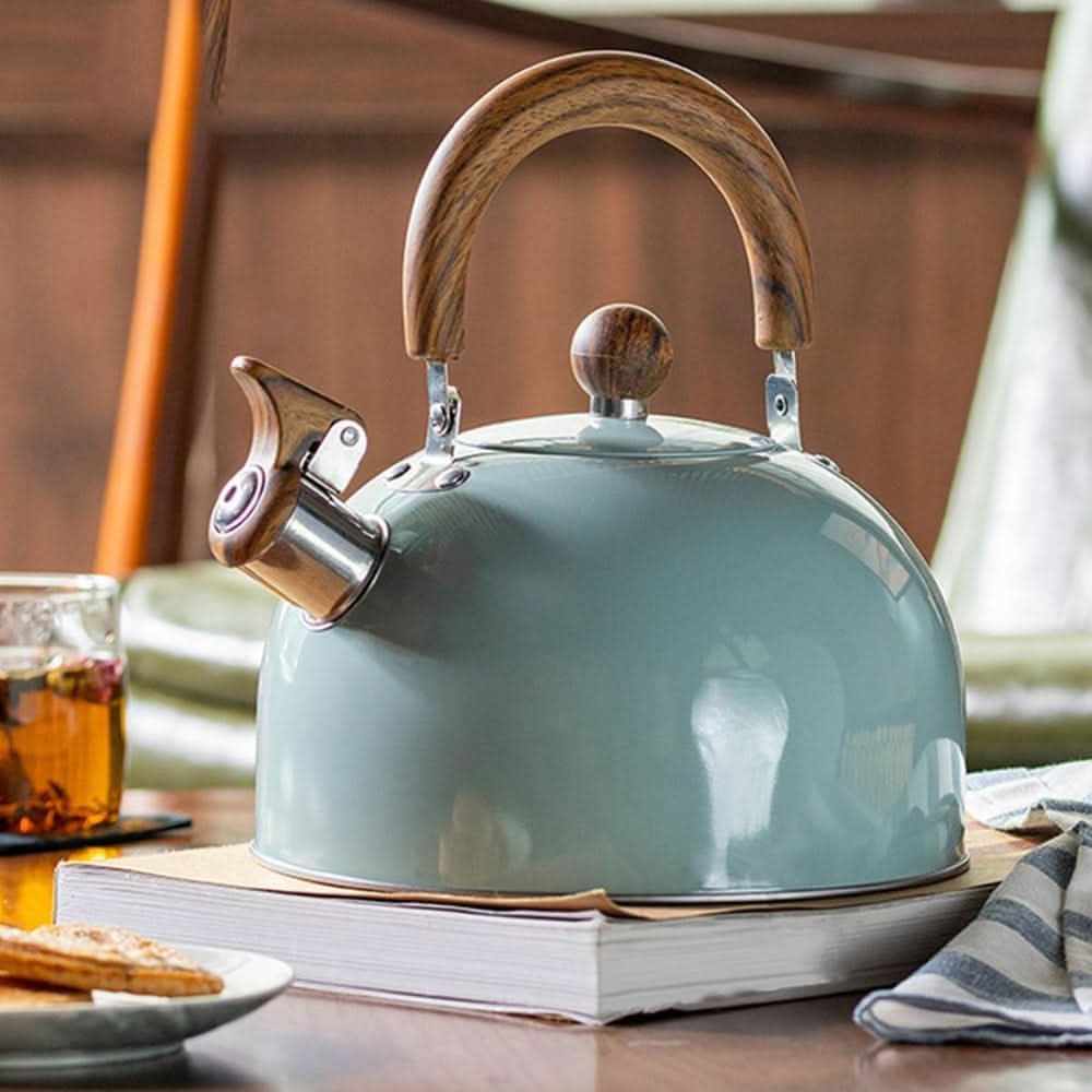 Kettlora – Edelstahl-Wasserkessel mit Pfeifton und 2,5 Litern Fassungsvermögen