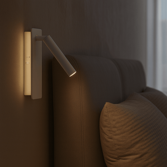 TWIRLLITE – Drehbare LED-Lampe für flexibel einstellbare Bettbeleuchtung