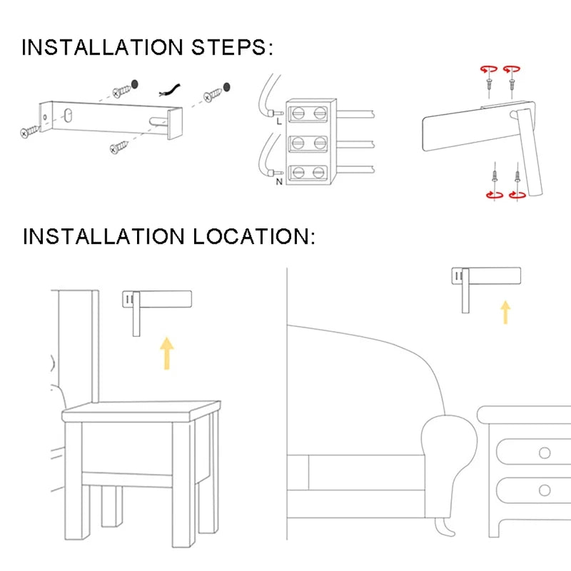 TWIRLLITE – Drehbare LED-Lampe für flexibel einstellbare Bettbeleuchtung