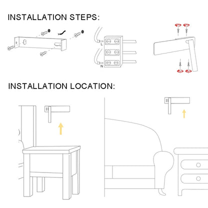 TWIRLLITE – Drehbare LED-Lampe für flexibel einstellbare Bettbeleuchtung