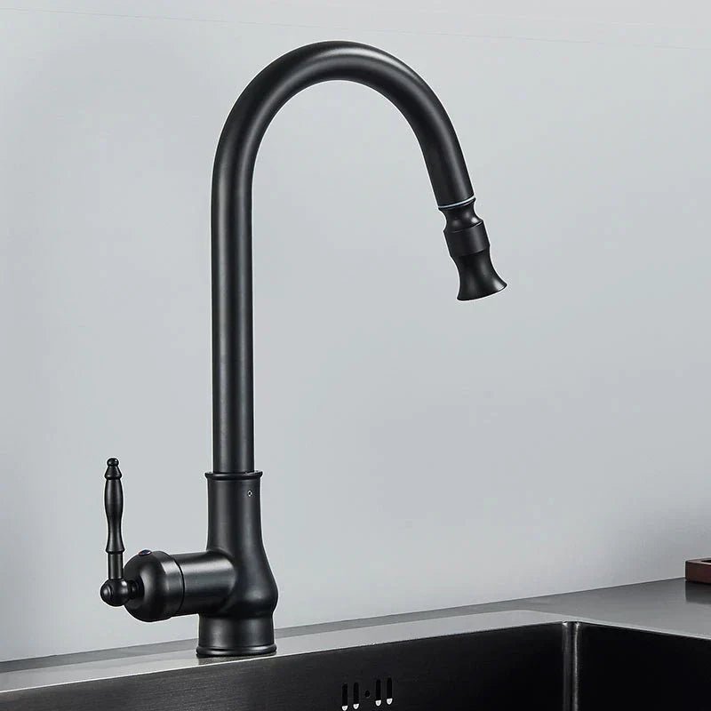 SMARTSPOUT - Küchenarmatur mit Ausziehfunktion in Antikbronze für stilvolle und flexible Küchenarbeit