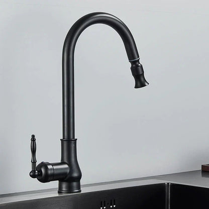 SMARTSPOUT - Küchenarmatur mit Ausziehfunktion in Antikbronze für stilvolle und flexible Küchenarbeit