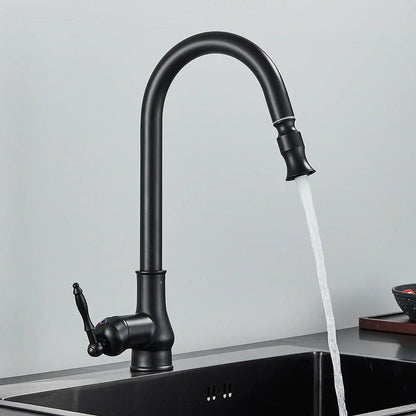 SMARTSPOUT - Küchenarmatur mit Ausziehfunktion in Antikbronze für stilvolle und flexible Küchenarbeit