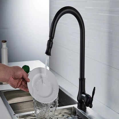 SMARTSPOUT - Küchenarmatur mit Ausziehfunktion in Antikbronze für stilvolle und flexible Küchenarbeit