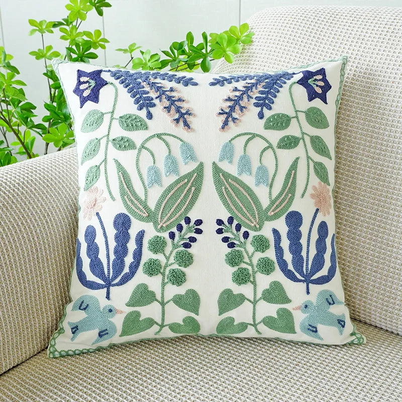 Bloom Thrive Kissenbezüge - Edles Leinen-Design