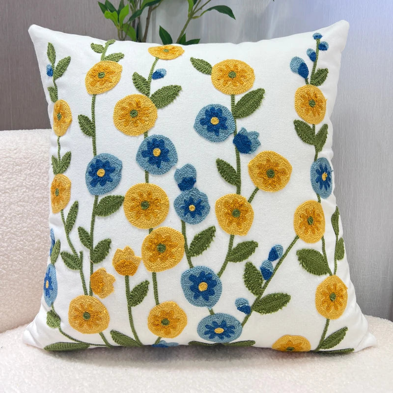 Bloom Thrive Kissenbezüge - Edles Leinen-Design