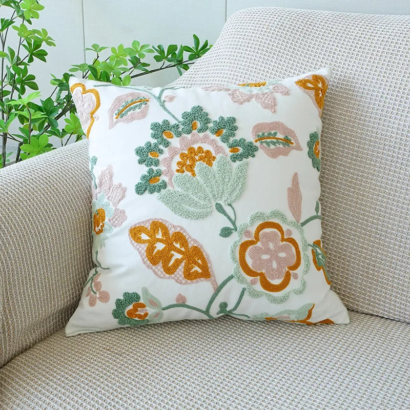 Bloom Thrive Kissenbezüge - Edles Leinen-Design