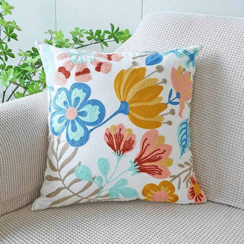 Bloom Thrive Kissenbezüge - Edles Leinen-Design